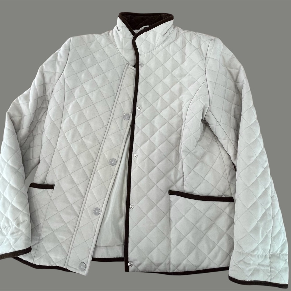 Women's Quilted Jacket - cream
